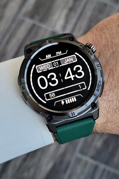 Daniel Klein Yeşil Renk Değiştirilebilir Kordonlu Akıllı Kol Saati