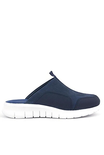 Shoes Center Темно-сині медичні тапочки Comfort зі справжньої шкіри