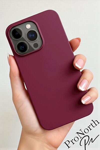 ProNorth Iphone 16 PRO MAX Uyumlu Kılıf Logolu Lansman Soft Yumuşak Içi Kadif...
