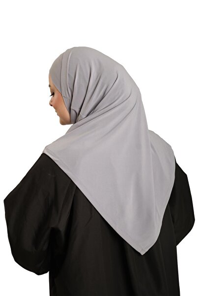 HÜRREM BONE Γκρι Πρακτικό έτοιμο μαντήλι Hijab με άμμο ύφασμα Self Bonnet 1290_15