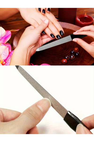 VANCL Double Ended Manicure Tool |   Cuticle Pusher and Remover + File Set |   Professional Nail Care Tool