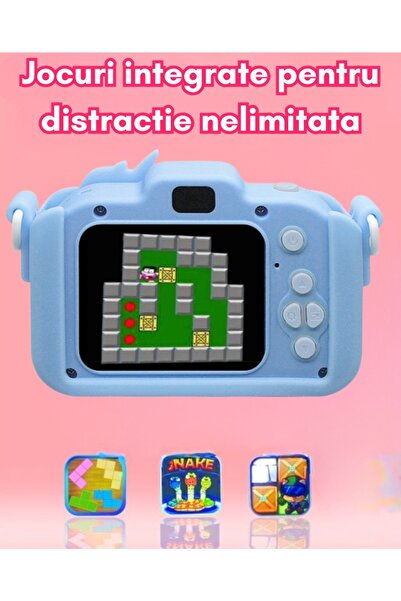 SMARTIC Children's digital camera, Full HD 1080p, 40MP, 2.4", SD 32GB, selfie+3 games+MP3