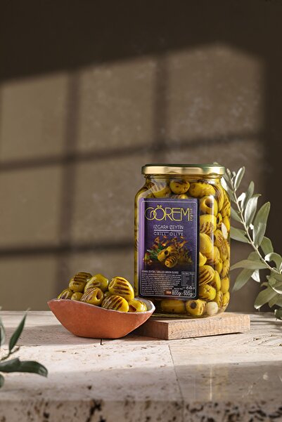 Görem Zeytin Sarımsaklı, Kekikli Izgara Zeytin 500 Gr.