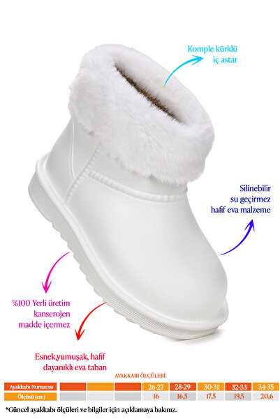 Kiko Kids Geta Водонепроникні з хутряною підкладкою дитячі дощові чоботи Eva