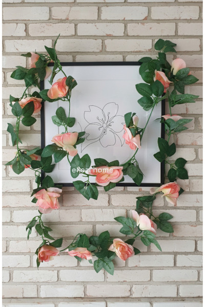 Dekosimge Yapay Gül Sarmaşık Lüx Yüksek Kaliteli 225 cm