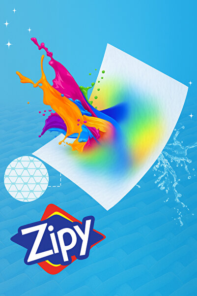 zipy Renk Ayırıcı Kir Tutucu Çamaşır Makinası İçin Mendil 50'li