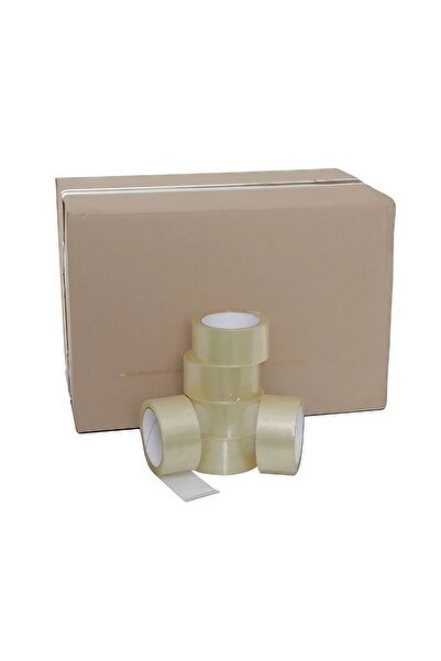 Flippy Set de 36 de benzi adezive acrilice, 48 mm x 60 m, transparente