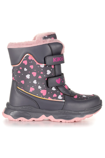 Kiko Kids Kartanesi Cırtlı Kız Çocuk Kar Bot Soğuk Suya Dayanıklı