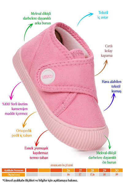 Kiko Kids Petri Daily Girls' Home School Nursery Slippers