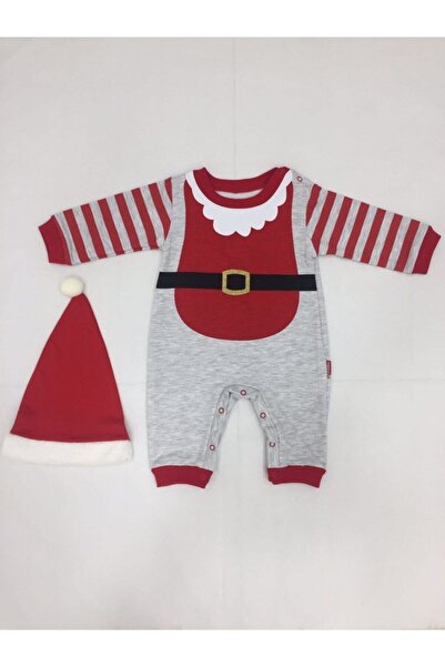 Pabbuc Baby New Year's Themed Baby Rompers with Hat