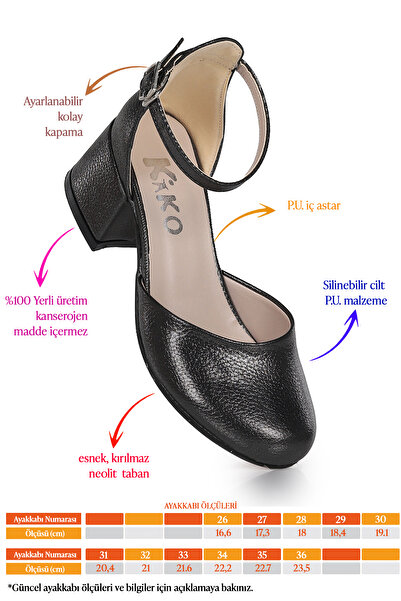 Kiko Kids Angelica Daily Girl's 3 cm Heeled Sandals Evening Dress Shoes