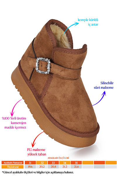 Kiko Kids Rokca Nubuck Belted Girls' Boat Shoes