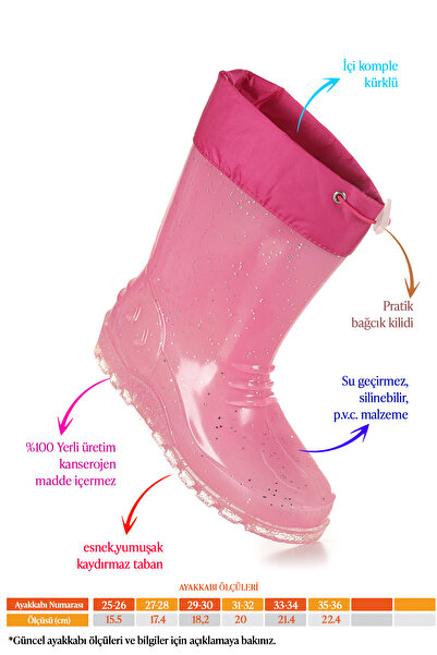 Kiko Kids Savana Αδιάβροχες Κοριτσίστικες Μπότες Βροχής