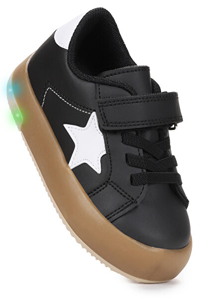 Kiko Kids Rena Daily Velcro Lighted Baby Boy Sports Shoes
