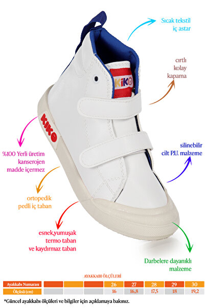 Kiko Kids Garf Щоденні черевики на липучках для хлопчиків