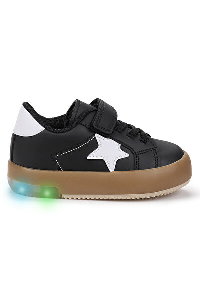 Kiko Kids Rena Daily Velcro Lighted Baby Boy Sports Shoes