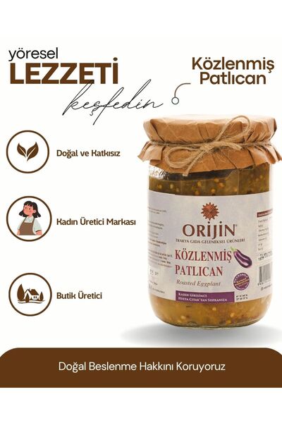 KÖY KÖZLENMİŞ PATLICAN -535 GR