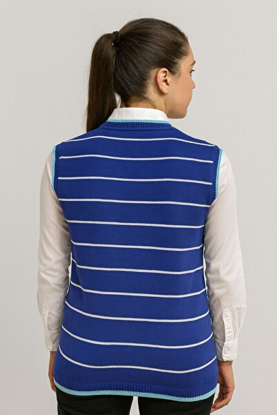 MAY MARA Lycra Cotton Striped Sports Sweater