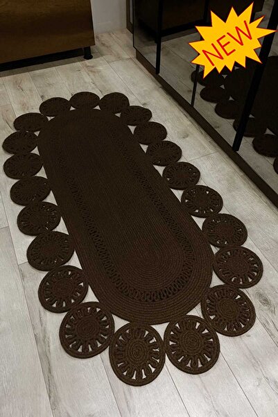 MaVaux Marguerite Özel Tasarım Hasır Jüt Kilim – Koridor, Antre ve Salon Halı...