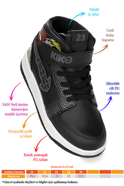 Kiko Kids Спортни обувки за момче - Tesan Velcro Casual