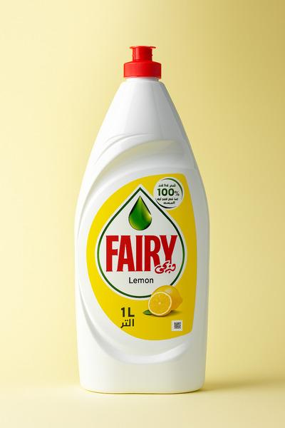 Fairy فيري سائل تنظيف الصحون برائحة الليمون 1 لتر