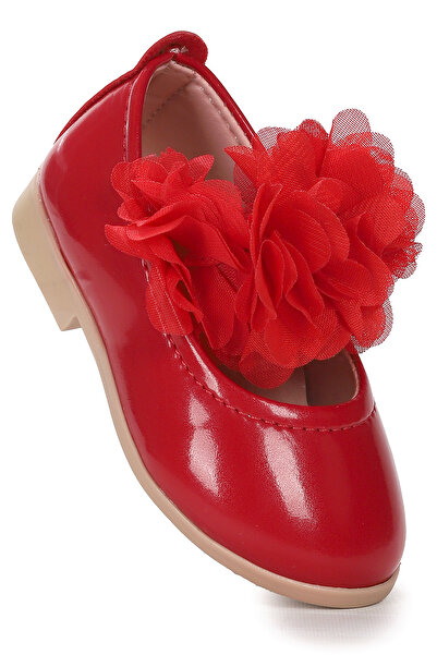 Kiko Kids Flovers Skin Patent Leather Baby Girl Ballerina Shoes