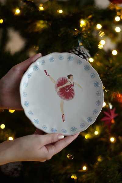 Casafina Set 4 Desert Plates, Casafina, Ceramic, Multicolor, Christmas