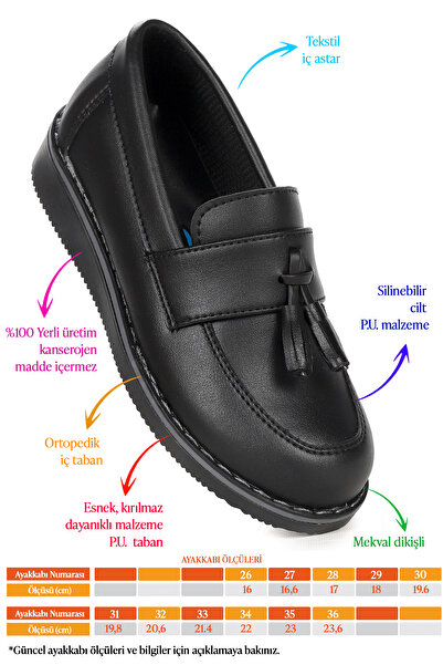 Kiko Kids Cision Cilt Papyonlu Erkek Çocuk Okul Sünnet Ayakkabısı