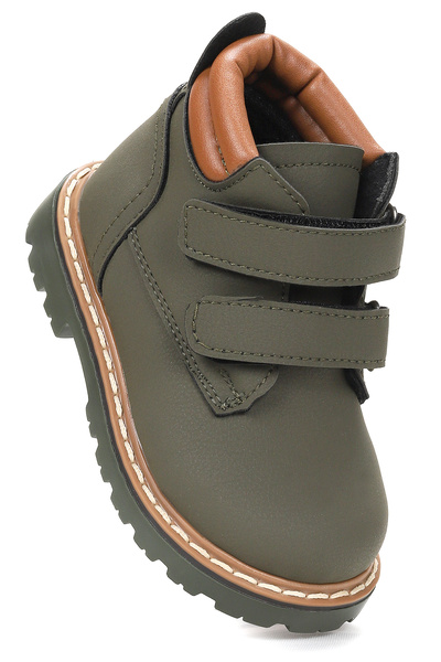 Kiko Kids Azka Cırtlı Erkek Bebek Bot Ayakkabı