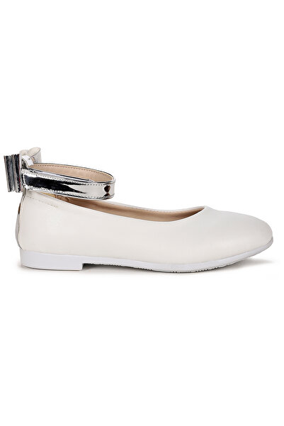 Kiko Kids Момичешки плоски обувки с панделка и каишка за глезена