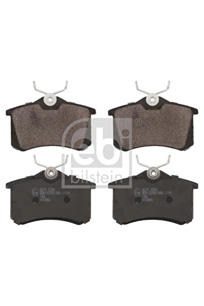 FEBI BILSTEIN Brake pad set rear axle disc brake SKODA OCTAVIA I closed body/combi (1U5) 2000-2010
