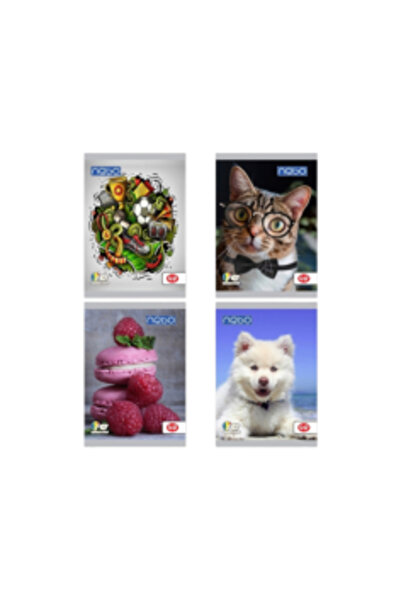 NEBO Notebook A5, 48 sheets, vellum paper, NEBO, assorted designs