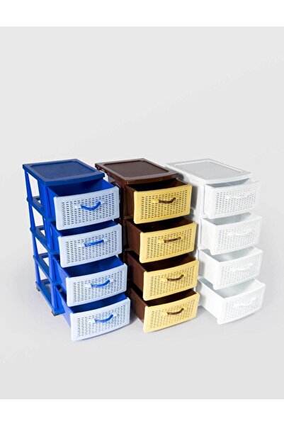 sterk Dulap din plastic cu 4 sertare Universal STERK, 67 x 45 x 90 cm, diverse culori