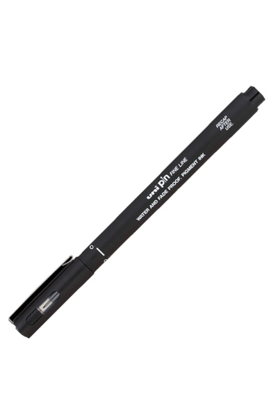 UNİ-BALL Uniball Pin (2.0) Fine Line Cut-Tip Pen Black (3 Pieces)