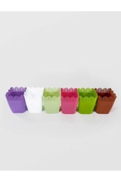 sterk Lace Flower Pot, STERK, 11.5 x 11 x 14.5 cm