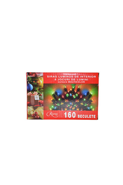 regency Christmas string lights, 8 light modes, 160 multicolored LEDs, 8 m