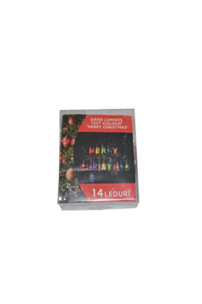 regency Christmas light string, 14 LEDs, "Merry Christmas" model, 30 cm