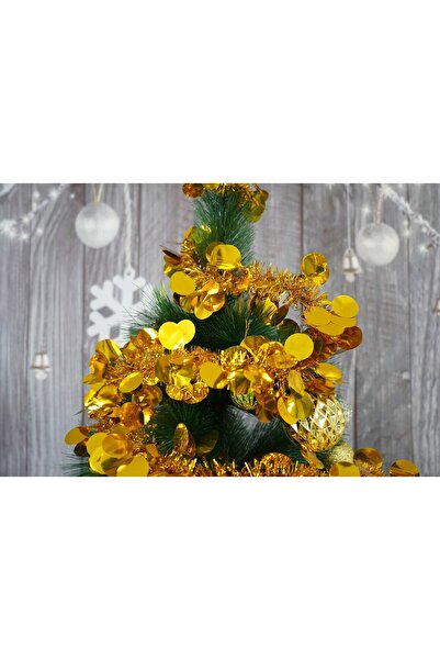 Flippy Χριστουγεννιάτικη διακόσμηση, Flippy, χρυσό, μέγεθος: 2 μ. x 11 εκ. υλικό: φύλλο PVC, εσωτερική/εξωτερική χρήση