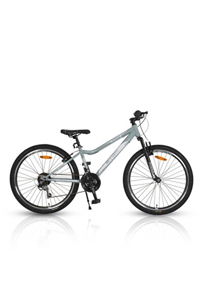 byox Avenue Grey 26” – 21-speed Shimano bicycle, steel frame, suspension fork, V-brakes