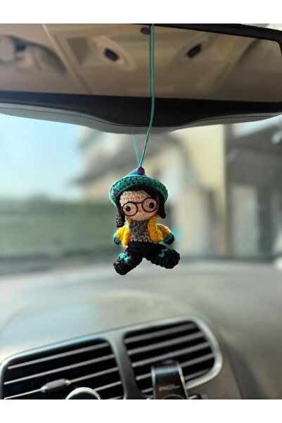 SLECrochet Mini Valorant Killjoy Anahtarlık & Araba Askısı – El Yapımı Amigur...