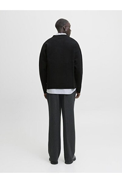 Jack & Jones Men's Black Jprblabradfort Knit Cardigan Sweater & Cardigan 12281760-Black