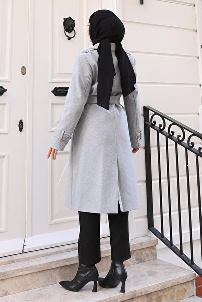 Modamihram Κασετίνα με ζώνη γκρι 19271