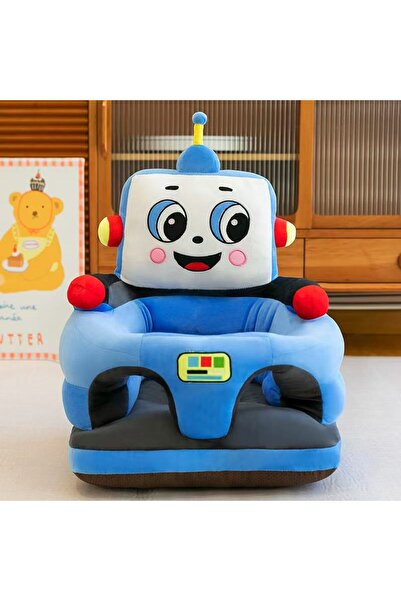 OEM Scaun de bebeluși din pluș robot albastru