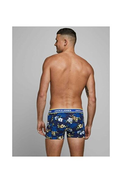 Jack & Jones Jack&jones Flower 3 Pack Ανδρικά Μαύρα Εσώρουχα