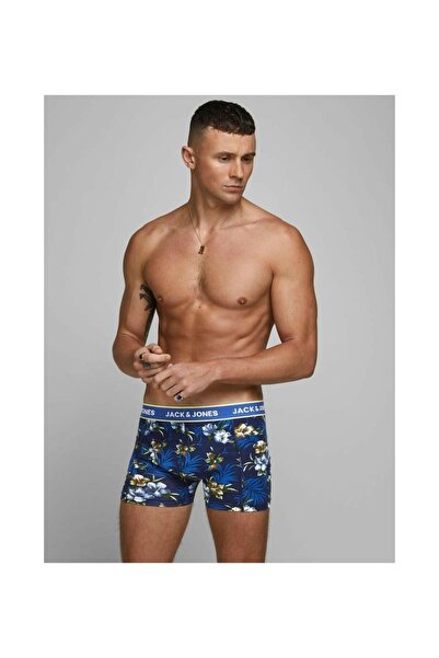 Jack & Jones Jack&jones Flower 3 Pack Ανδρικά Μαύρα Εσώρουχα