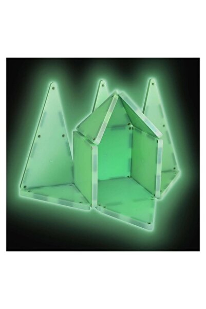 Magna Tiles Magna-Tiles Glow Phosphorescent Magnetic Set, 16 pieces