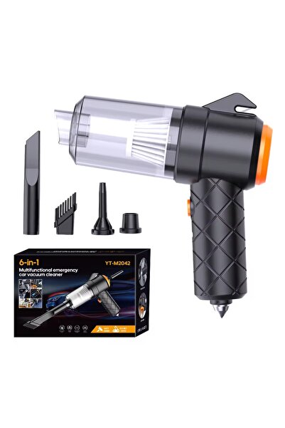 VACUUM Aspirator Multifunctional 6 in 1 Mini. Pentru Masina