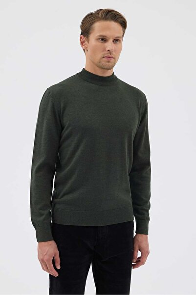 Paşahan Half Fisherman's Wool Knit Sweater