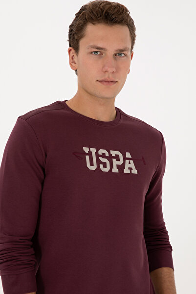 U.S. Polo Assn. Men's Burgundy Sweatshirt 50315536-Vr177