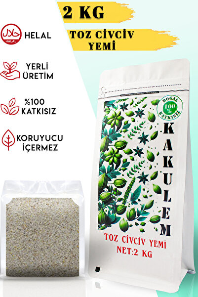 Kakulem SERTİFİKALI Bıldırcın Ördek Tavuk Toz Civciv Yemi 2 KG